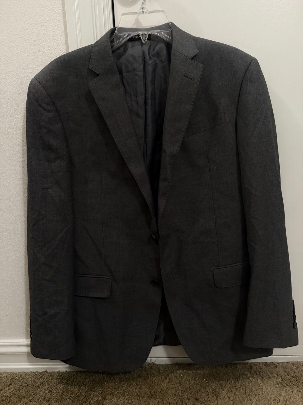 Vitarelli Gray Blazer Jacket - Mens Size 38R 32W EUC